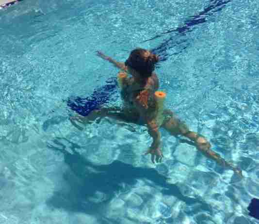Water exercises for back pain
