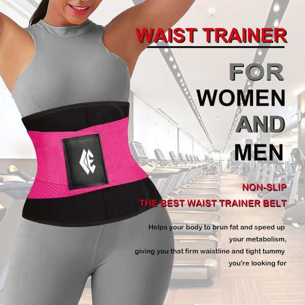 ChongErfei Waist Trainer Belt for Women Man - Waist Trimmer Weight Loss Ab Belt - Slimming Body Shaper