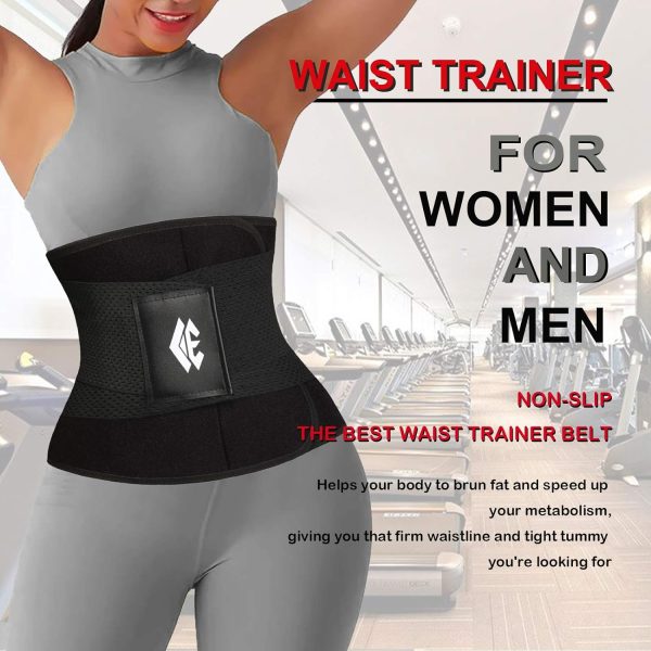 ChongErfei Waist Trainer Belt for Women Man - Waist Trimmer Weight Loss Ab Belt - Slimming Body Shaper