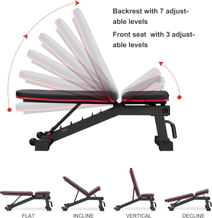 deracy adjustable weight bench review