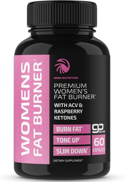 Fat Burners For Women | Weight Loss Pills for Women Belly Fat | Raspberry Ketones | Appetite Suppressant  Metabolism Booster | Bloating Relief Supplement | Diet Pills for Fast Result 60 Count