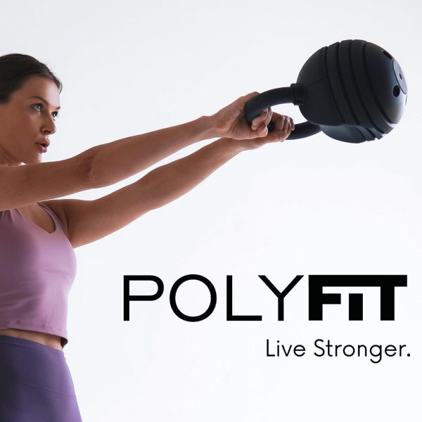 Polyfit Adjustable Kettlebell - Kettlebell Weights Set for Home Gym