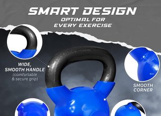 yes4all kettlebell vinyl coated cast iron review