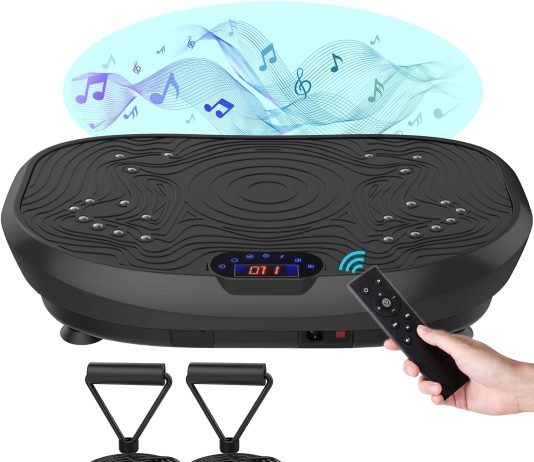 axv vibration plate exercise machine whole body workout power vibrate fitness platform vibrating machine exercise board
