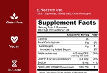 goli apple cider vinegar gummy vitamins 60 count vitamin b12 gelatin free gluten free vegan non gmo 1