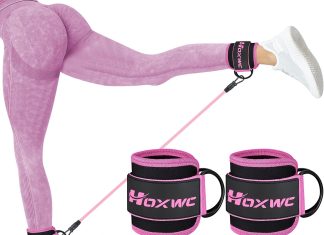 hoxwc ankle resistance bands with cuffs ankle bands for working out ankle resistance band for leg booty workout equipmen