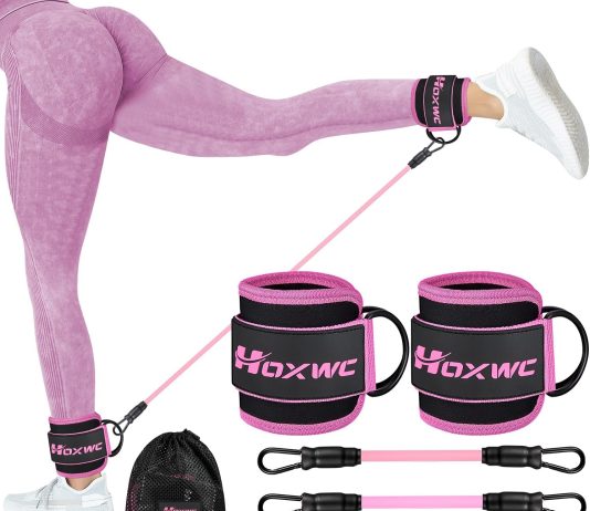 hoxwc ankle resistance bands with cuffs ankle bands for working out ankle resistance band for leg booty workout equipmen