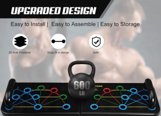 push up board multi functional push up bar portable home gym strength training equipment push up handles for perfect pus 3