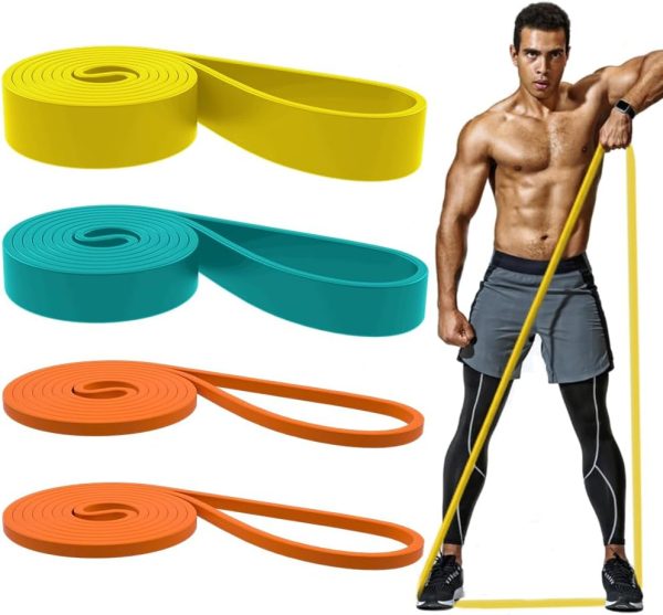 Resistance Bands Set, Pull Up Bands - Workout Bands, Eexercise Bands, Long Resistance Bands Set for Working Out, Fitness, Training, Physical Therapy for Men Women
