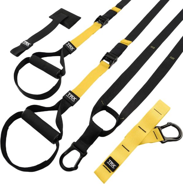 TRX All-in-One Suspension Training System: Weight Training, Cardio, Cross Training, Resistance Training. Full Body Workouts for Home, Travel, and Outdoors. Includes Indoor  Outdoor Anchor system