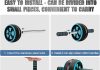 ab roller wheel 10 in 1 ab exercise wheels kit with resistance bands knee mat jump rope push up bar home gym equipment f 1
